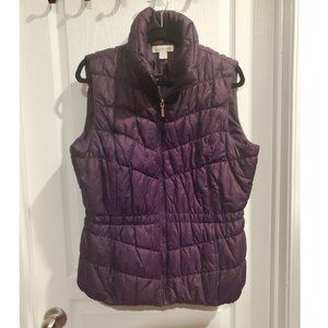 Coldwater Creek Purple Winter Vest